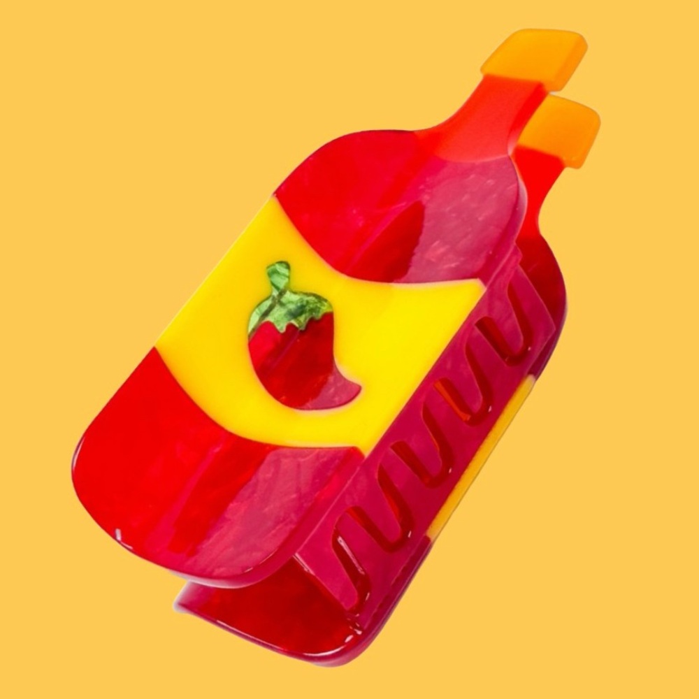 NWT 🌮🌶️ Piper K Hot Sauce and Taco Hair Clips - Picture 3 of 16